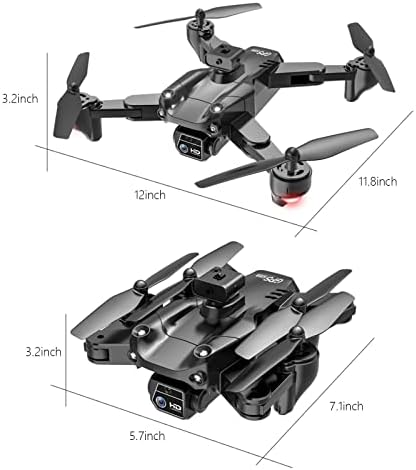 Mini drone com câmera, câmera dupla GPS dobrável UAV 4K HD Photography Drone, drone de transmissão WiFi 5G, controle remoto digital, controle de telefone celular, modos de vôo múltiplos