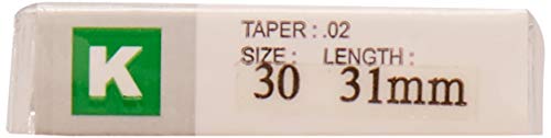 Diadent 502-306 K-File, 31 mm de comprimento, 30 Tamanho da ponta