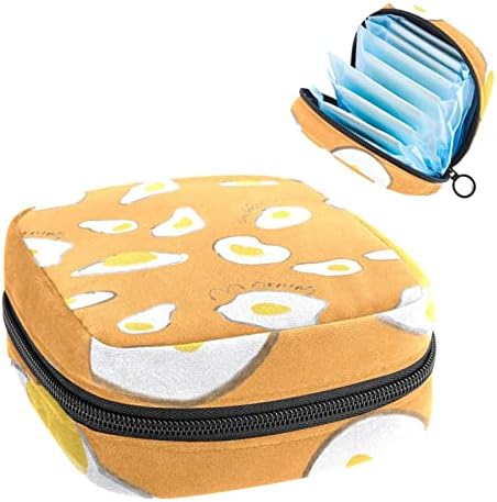 Bolsa de armazenamento de guardanapo sanitário, sacos de zíper menstrual reutilizável portátil, bolsa de armazenamento de