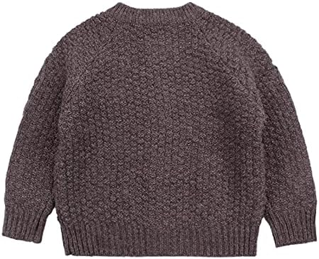 PEECABE TWIST Baby Girls Sweater Cardigan de manga longa para meninas Súts de criança infantil Autumn inverno