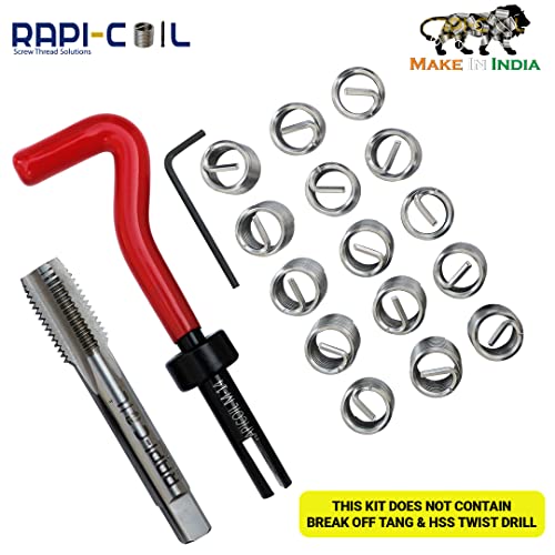 Kit de reparo de rosca de rosca M14 x 2.0 Rapi-bobil 304 Aço de alta velocidade M2