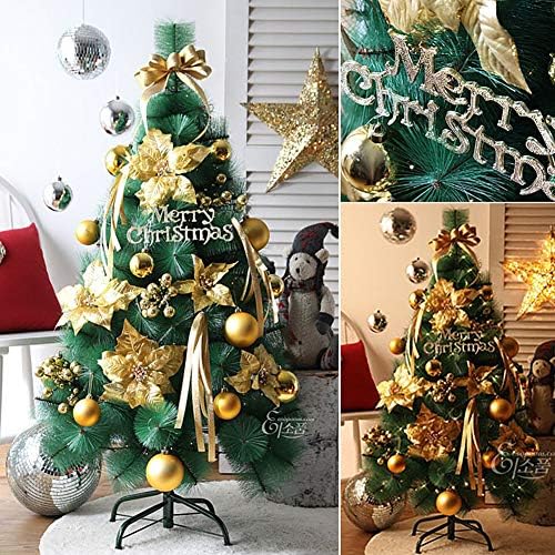 Dulplay Fácil configuração árvore de Natal, com luzes pré-iluminadas decoração de gelo decoração de fibra óptica de fibra de fibra