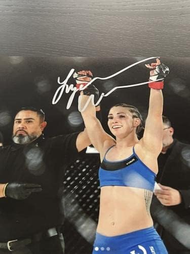 MMA Prospect Lydia Warren assinou 8x10 foto autografada UFC Bellator JSA CoA - Fotos autografadas do UFC