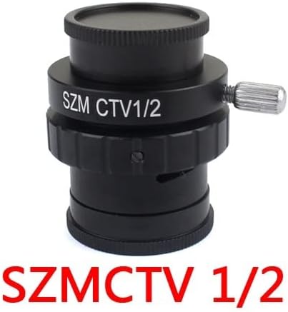 Kit de acessórios para microscópio para adultos 0,3x 0,5x 1/2 1/3 1x adaptador de lente c-mount para simul focal trinocular estéreo