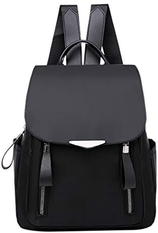 Backpack Backpack Moda Zipper Simple Travel Backpack de couro ao ar livre para homens laptop de 17 polegadas