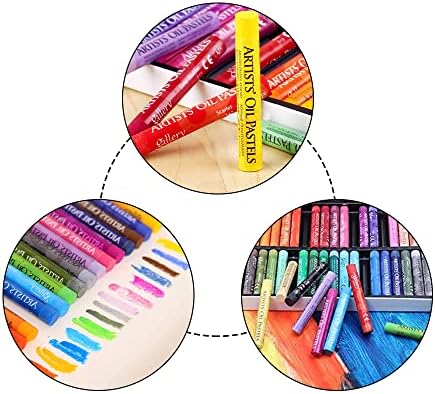 Niuniuzheng pastéis de lápis laváveis ​​Crayons Profissionais Graffiti Arte Crayons para Crianças Artistas Estudantes