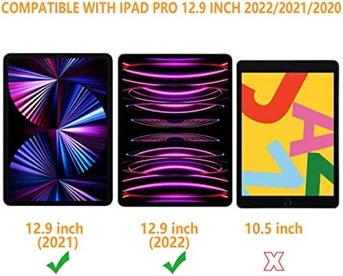 Hianjoo [2+2 pacotes] Protetor de tela Compatível com iPad Pro 12,9 pol.