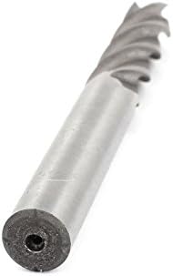 Aexit 42mm de corte de corte bits de broca de profundidade 4 flautas HSS Ferramenta de corte de moinho de extremidade