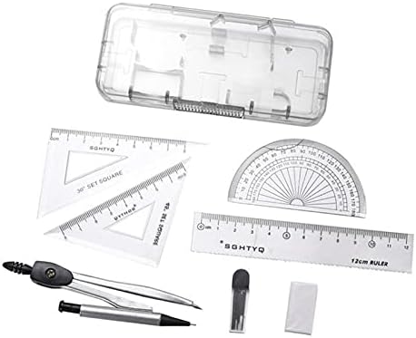 Kit de geometria kit de geometria de matemática cússil bússola para geometria - bússola conjunto ferramenta de desenho de geometria