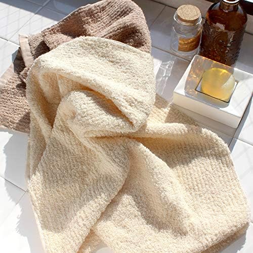 Toalha Imabari Toalha seca rápida, macio e altamente absorvente, ar e fino - 2 pedaços de toalha de banho, mocha