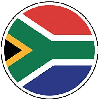 O EW projeta o adesivo da bandeira sul -africana redondo decalque vinil da África do Sul Adesivo Vinil Adesivo Caminhão de Caminhão 5