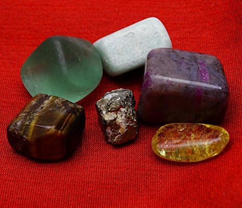 Harmonize Multi-Stone 6 PCs Definir riqueza Prosperidade Reiki Cura Pedras Vastu Feng Shui