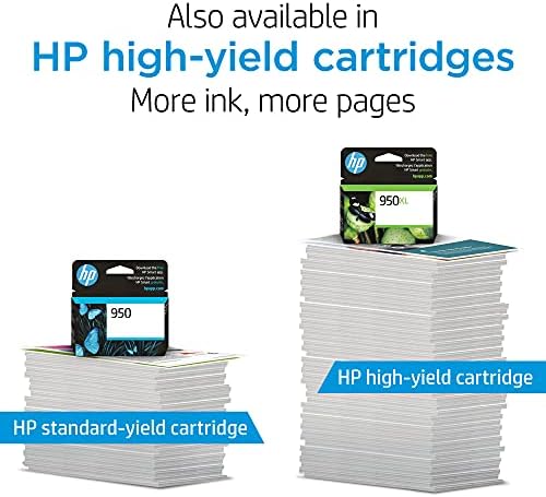 HP 950 preto/951 ciano, magenta, cartuchos de tinta amarela | Trabalha com o HP OfficeJet 8600, OfficeJet Pro 251DW, 276DW, 8100, 8610, 8620.8625 8630 Series | Elegível para tinta instantânea | X4E06AN