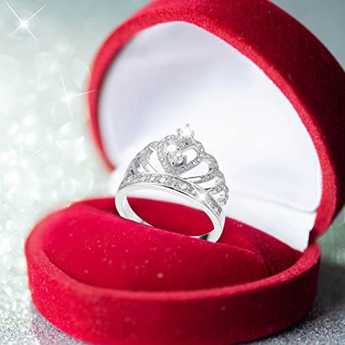 Anel de astronomia anéis ocidentais Tamanho 9 Diamante completo Crown Rings Hollow Rings Women Fashion Gold Gold Diamond