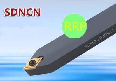 FINCOS SDNCN1616H11 Encontrado com DCMT11T304 Inserir para cortar aço inoxidável e aço, ferramenta de torneamento CNC, ferramenta de