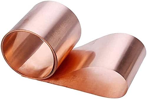 Placa de latão Sogudio Folha de cobre pura folha de cobre Placa de cobre de cobre de cobre roxo Placa de cobre fina para artesanato diy