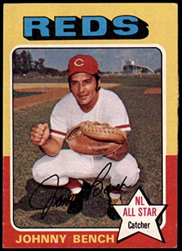 1975 Topps 260 Johnny Bench Cincinnati Reds VG/Ex Reds