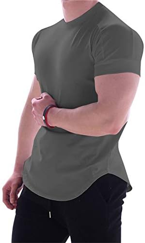Men's Sport Sport de mangas curtas rápidas camisetas de exercícios para homens atléticos academia ativa camisetas
