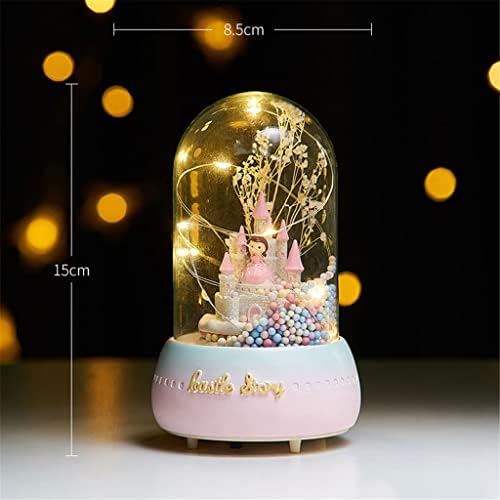 Uxzzdx Cujux Crystal led Music Box Girl Birthday Gift Home Decoration Child Princess Girl Dancing Music Box Sky