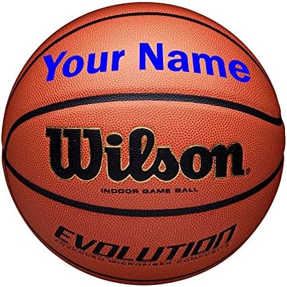 Wilson personalizado evolução de evolução basquete bola de jogo interno