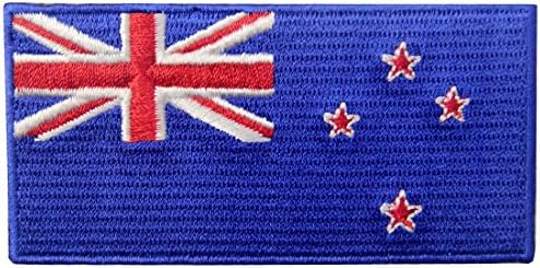 Bandeira da Nova Zelândia bordou Kiwi emblema ferro em costura em patch nacional