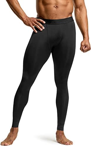 TSLA 1, 2 ou 3 Pacote calças de compressão masculina, treino atlético seco frio, com calças justas com leggings com bolso/não-bolso