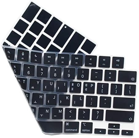 Tecla de teclado de silicone coreano Compatível com a pele com 2022 MacBook Air 13,6 polegadas A2681 M2 Chip, MacBook Pro 14