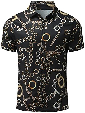 Xxbr camisetas de botão para masculino, colar de verão de colarinho curto de coleira curta de outono de outono de outono casual t-shirt
