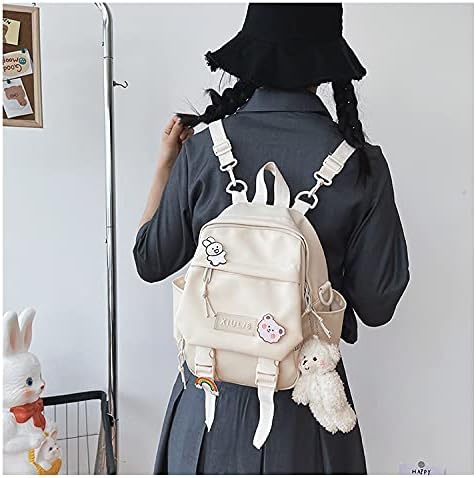 Mini mochilas de ggoob fofo com acessórios Mini mochila estética para adolescentes Kawaii Small Backpack