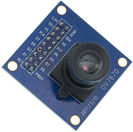 Zym119 10pcs ov7670 Módulo de câmera suporta VGA CIF Controle de exposição automática Display Tamanho ativo 640x480 placa de circuito