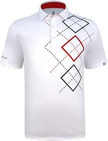 Tênis de tênis masculino Savalino Camisas de pólo de sublimação de sublimação Malavras de impressão Wicks Sweat & Dries
