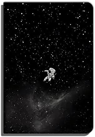 Felizmente, estojo para o Kindle Voyage apenas 6 polegadas - Campa de proteção de couro e fina com sono/astronauta automático no universo negro abstrato, como mostrado, para o Kindle Voyage