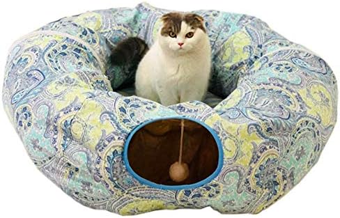 Zzk colchão dobrável colchão gato gato gato gato bola caverna túnel de bate -papo sala casa macia e confortável colchão colchão de colchão brinquedos