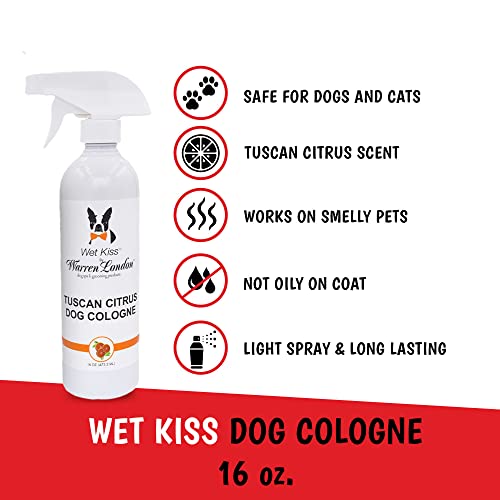 Warren London - Colônia de cachorro molhada, spray de cachorro duradouro, desodorante de cã