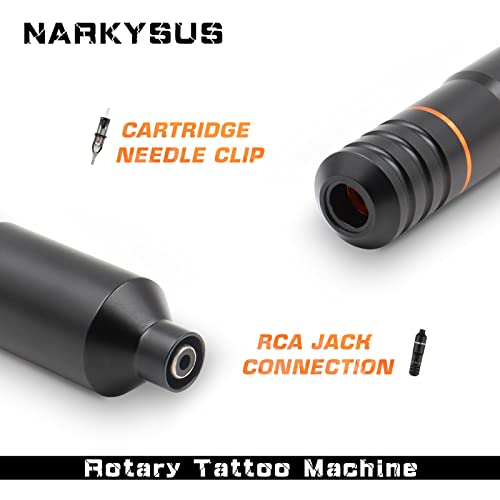 Kit Narkysus Kit de caneta completa Máquina de caneta rotativa DIGTAL LED PODERAÇÃO COM CARTRIDGES DE 100PCS E SKEL DE PRÁTICA