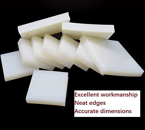 Almofadas de silicone anti -vibração, 4pcs brancas 30 mm x 500 mm x 500 mm de choque antibratio e ruído cancelando tape