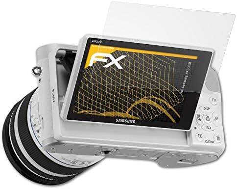 Protetor de tela AtFolix compatível com filme de proteção de tela Samsung NX300M, filme de protetor FX anti-reflexivo