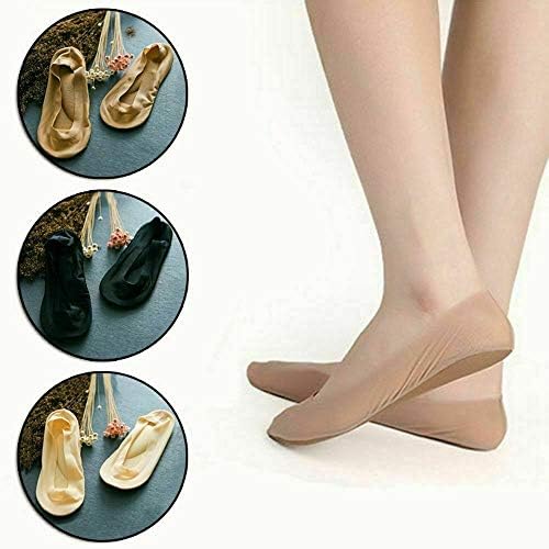 MASSAGEM 3D SOCKS INVISÍVEL, ARCH SUPORTE DE MASSAGEM DO PESSO DE SUMPLENTE SUMPLENTE ORTHOPEDIC MULHERES 3D SEM SHOW NYLON