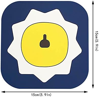 Tapete de mesa transparente Padra de isolamento de borracha Casserole Pad Pad Pad Pouco Pad Pad Pad Pad Bowl Bow