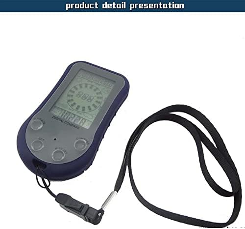 Altímetro digital-Compass-Barômetro-Altitude-Termômetro com IPX4 à prova d'água, exibição de luz de fundo LED, adequada para aventuras