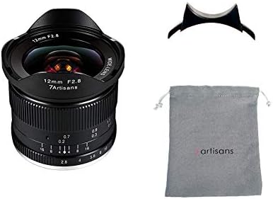 7artisans 12mm f2.8 Ultra-Wide Angle Manual Focus Prime Lente Fixa APS-C para câmera de montagem eletrônica Sony Black
