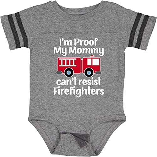 Bombeiro do bombeiro tinta Daddy Baby Fireman Baby Bodysuit
