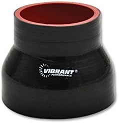 Desempenho vibrante 2776 Black 4 Ply Reducer acoplamento, 3-1/2 x 4