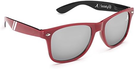 Society43 Alabama Tide Sunglasses-Black Frame, Lentes Carmesim