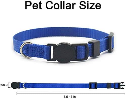 Mulhue 12 Pack Puppy Id Collars Nylon Soft Identification