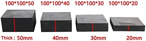 1pcs lençóis de borracha preta amorteceding almofada 50x50mm 100x100mm 200x200mm de espessura 10mm 15mm 20mm 30mm 50mm -