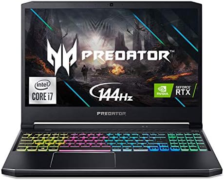 Acer Predator Helios 300 Gaming Laptop, Intel i7-10750H, NVIDIA GeForce RTX 3060 Laptop GPU, 15.6 Full HD 144Hz 3ms IPS Display,