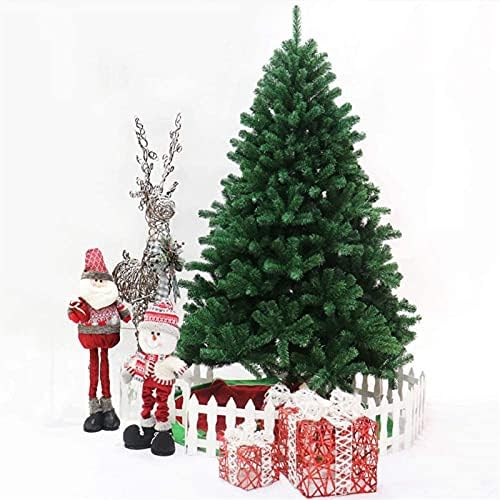 Árvore de Natal ao ar livre da Aoof Zzff Lush com suporte de metal dobrável fácil de férias de férias, árvore de natal de jardim alto, 270cm de 9 pés verde artificial árvore de Natal Pine