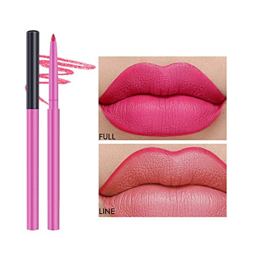 Lotes de maquiagem wgust leilão 18 colorido de batom à prova d'água Lipos de batom lipliner de longa duração Lipliner