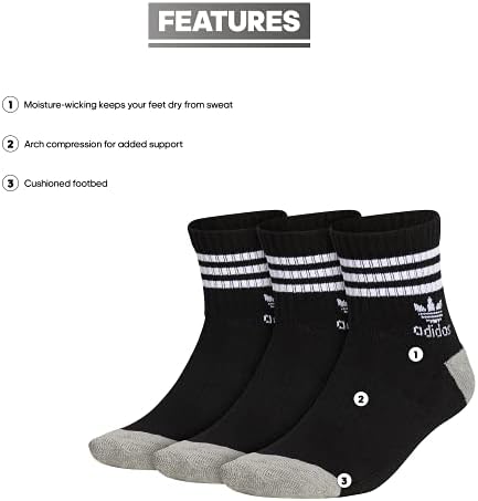 Adidas Originals Men's Roller High Quarter Socks